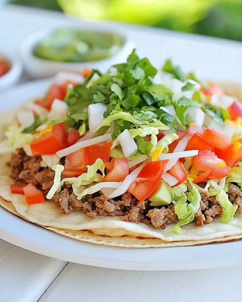 Homemade Flatbread Tacos photo