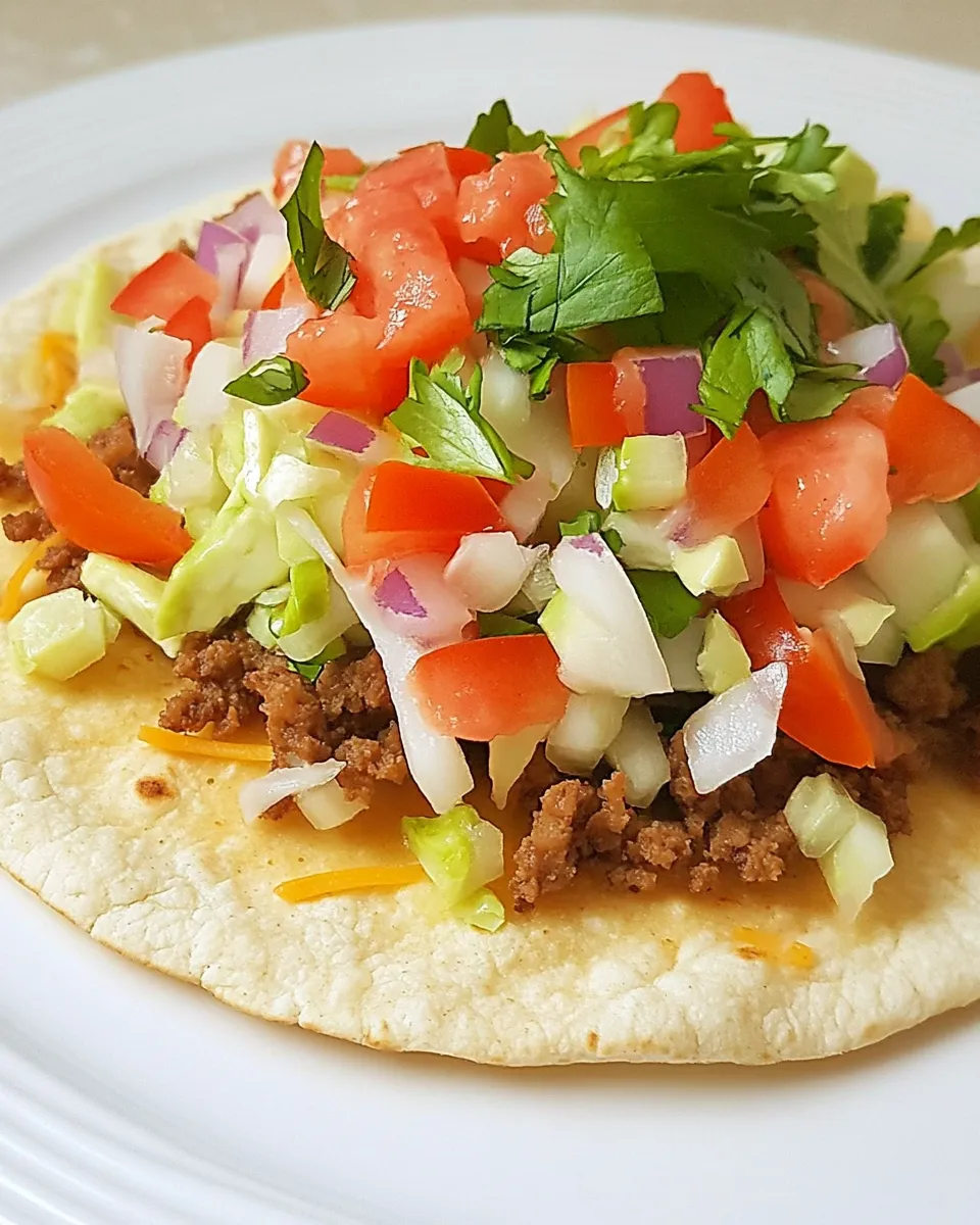 Easy Flatbread Tacos recipe photo
