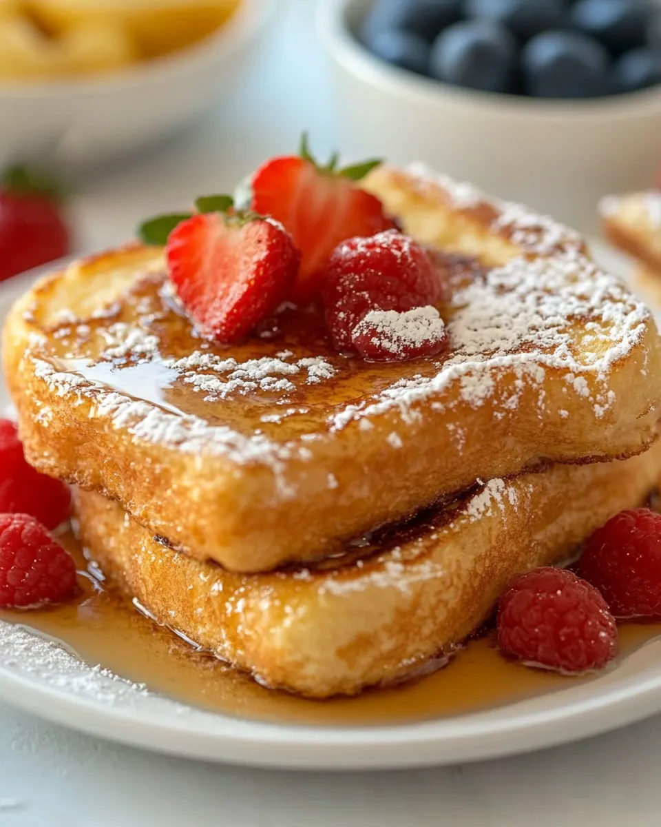 Homemade Fluffy French Toast photo