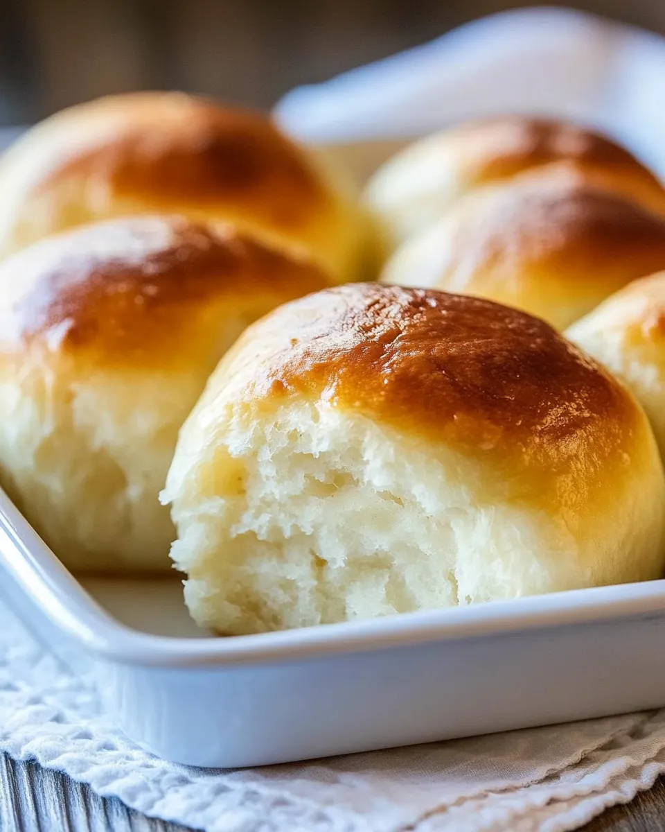 Homemade Fluffy Potato Rolls photo