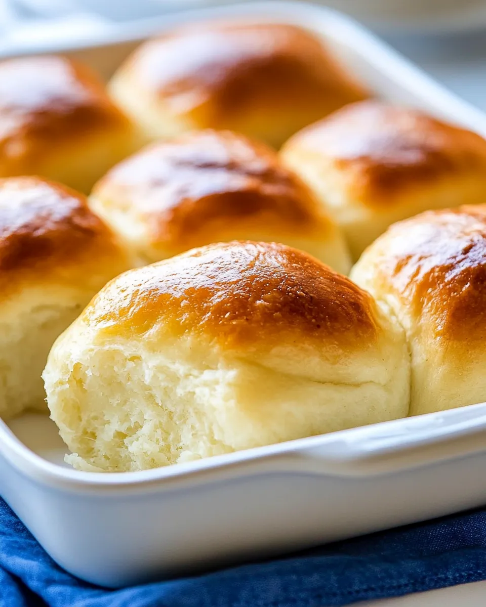 Easy Fluffy Potato Rolls recipe photo