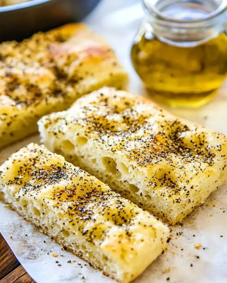 Homemade Focaccia Bread Recipe (no knead) photo