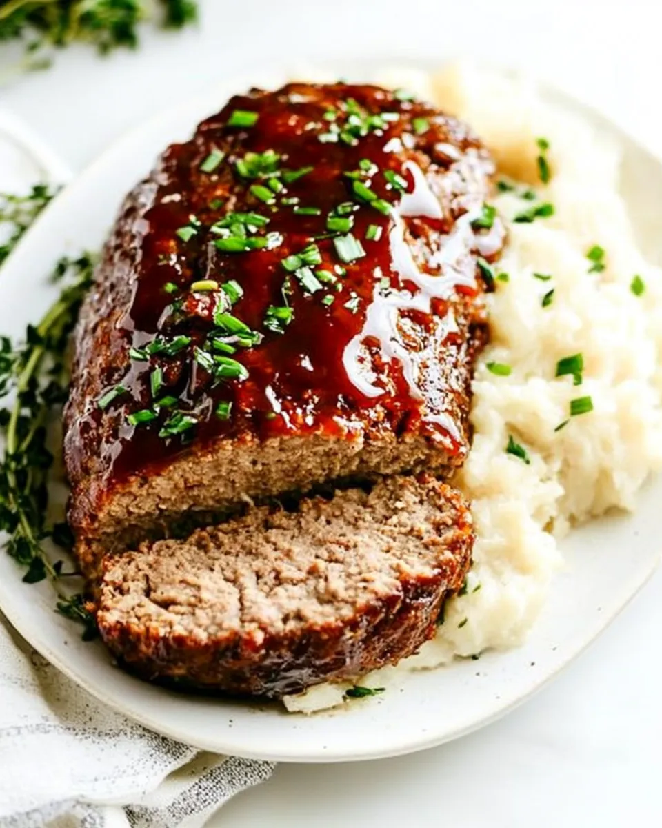 Delicious Foolproof Glazed Meatloaf Recipe shot