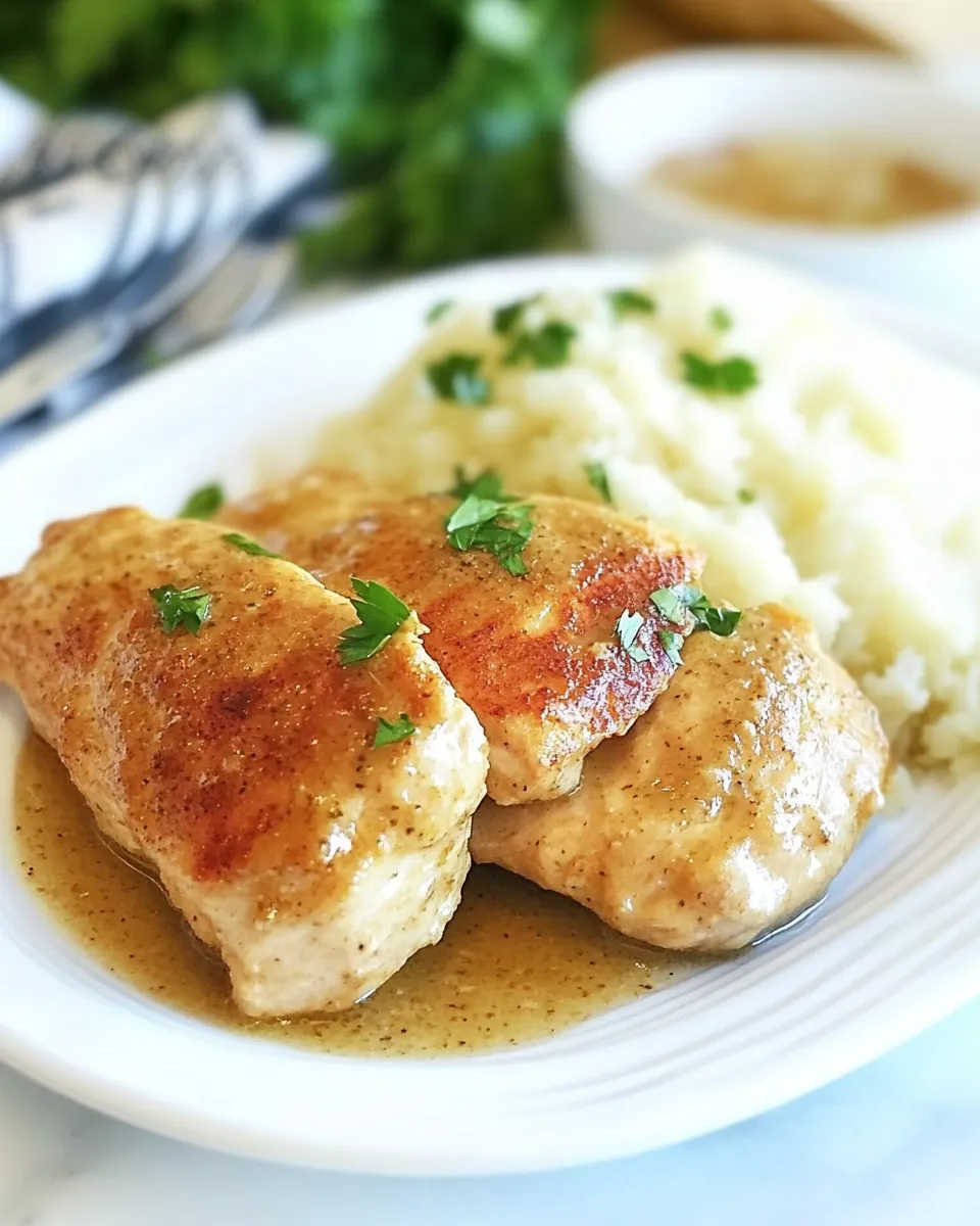 Savory Freezer Meal Honey Dijon Chicken dish photo