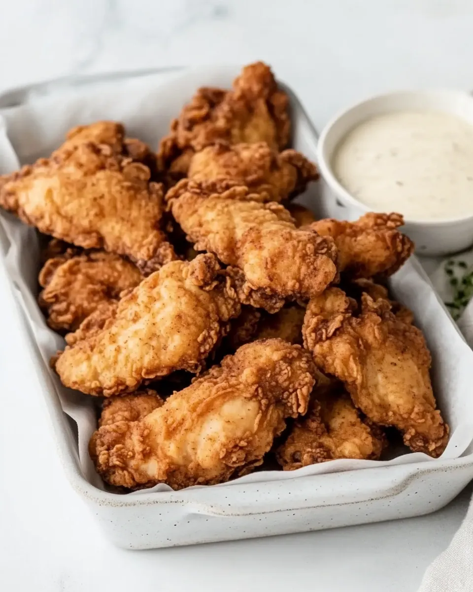 Classic Fried Chicken Tenders Recipe image