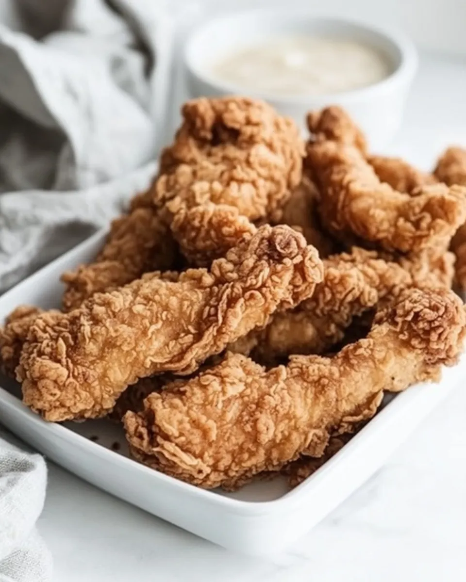Easy Fried Chicken Tenders Recipe shot