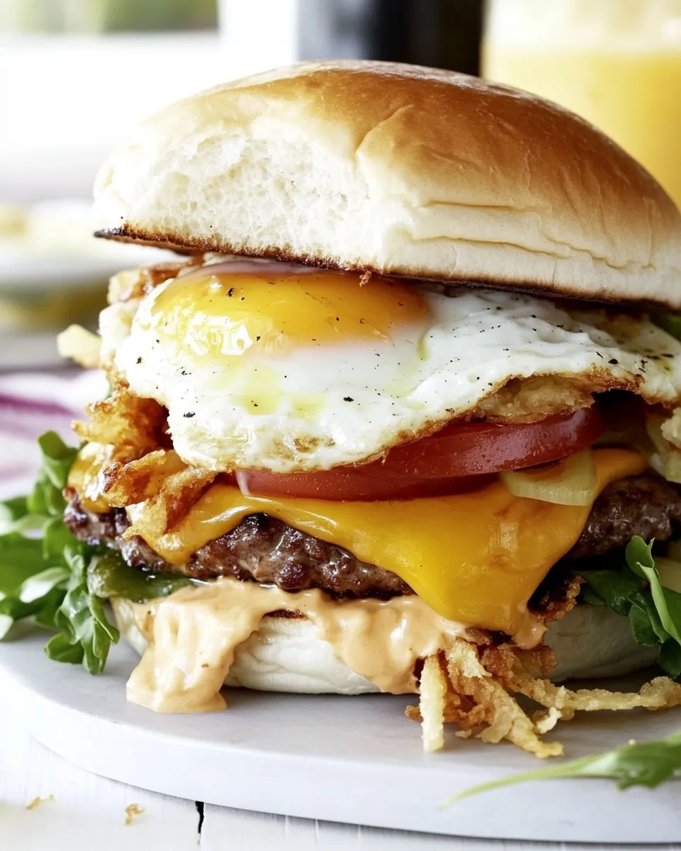 Classic Fried Egg Burger image