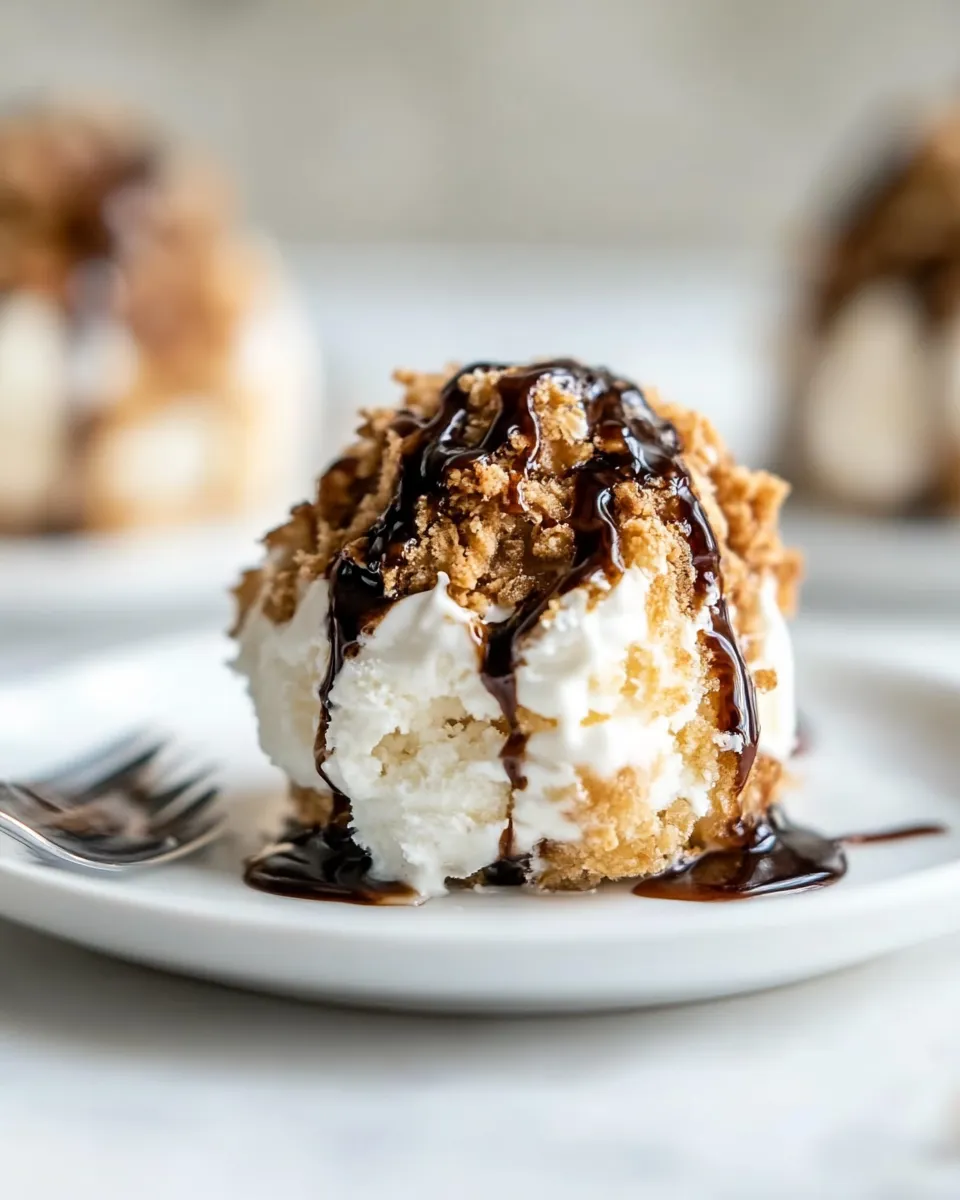 Easy Fried Ice Cream recipe photo