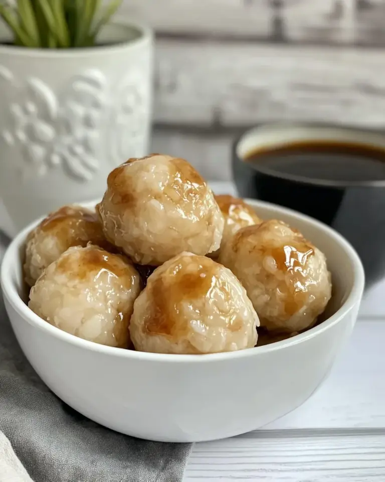 Homemade Fried Sticky Rice Balls photo