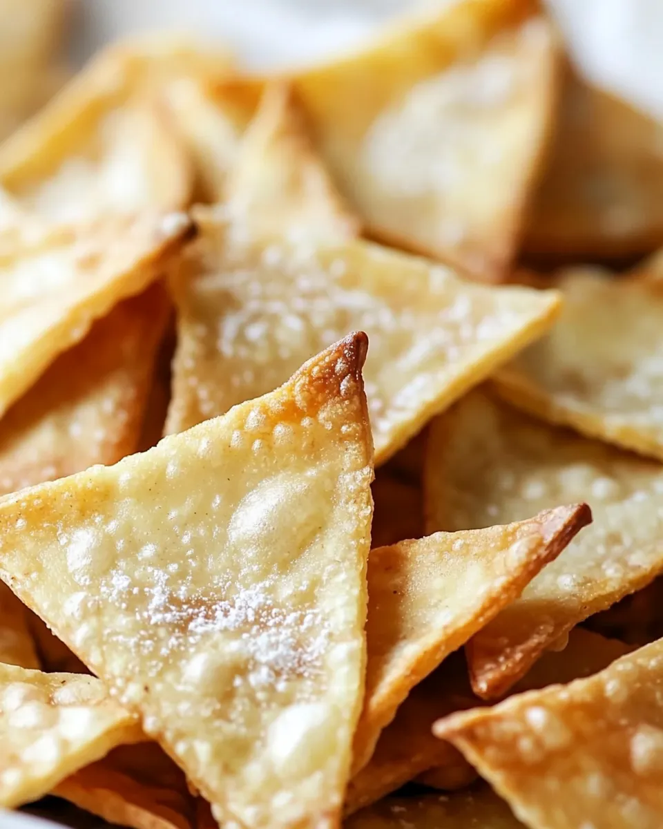 Easy Fried Tortilla Chips recipe photo