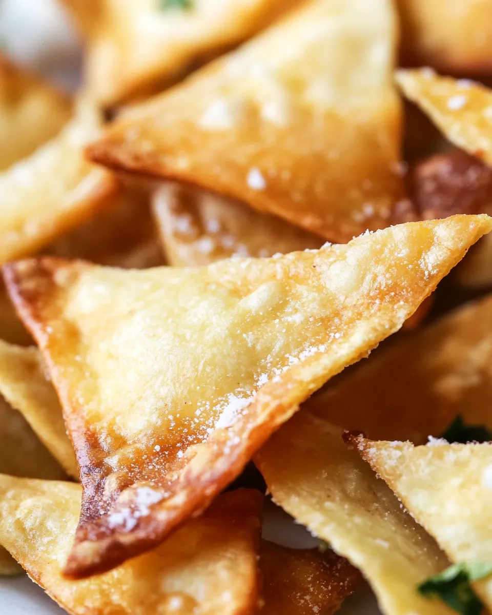 Delicious Fried Tortilla Chips shot