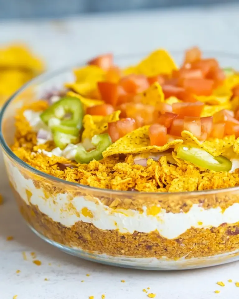 Homemade Fritos Mexican Layered Dip photo