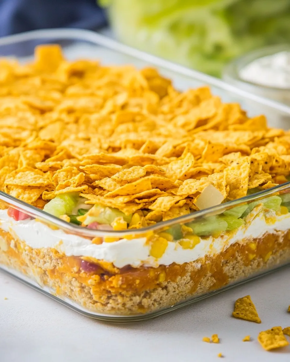 Easy Fritos Mexican Layered Dip recipe photo