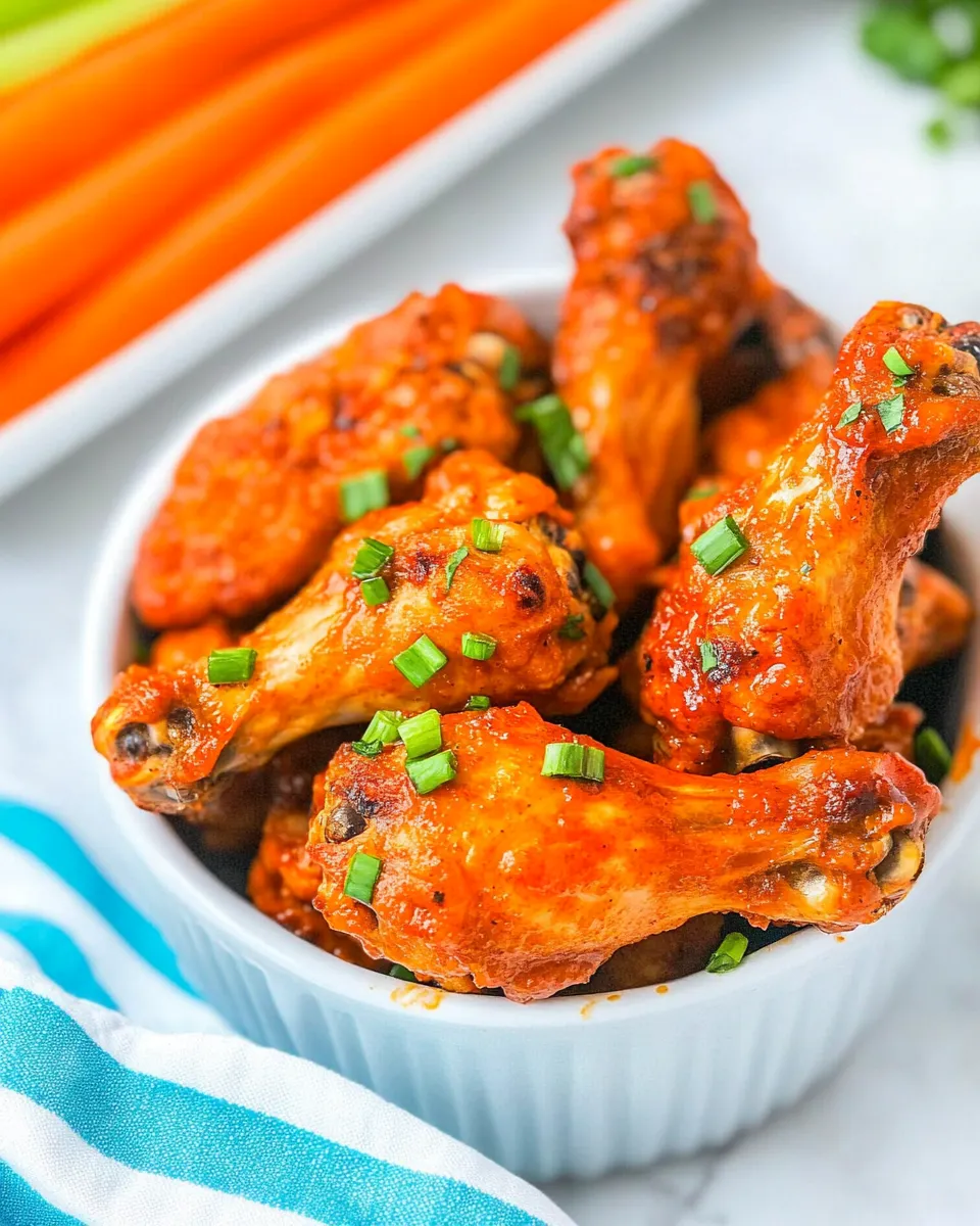 Delicious Frozen Chicken Wings In The Air Fryer image