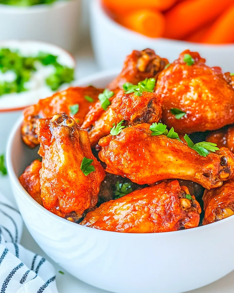Quick Frozen Chicken Wings In The Air Fryer shot