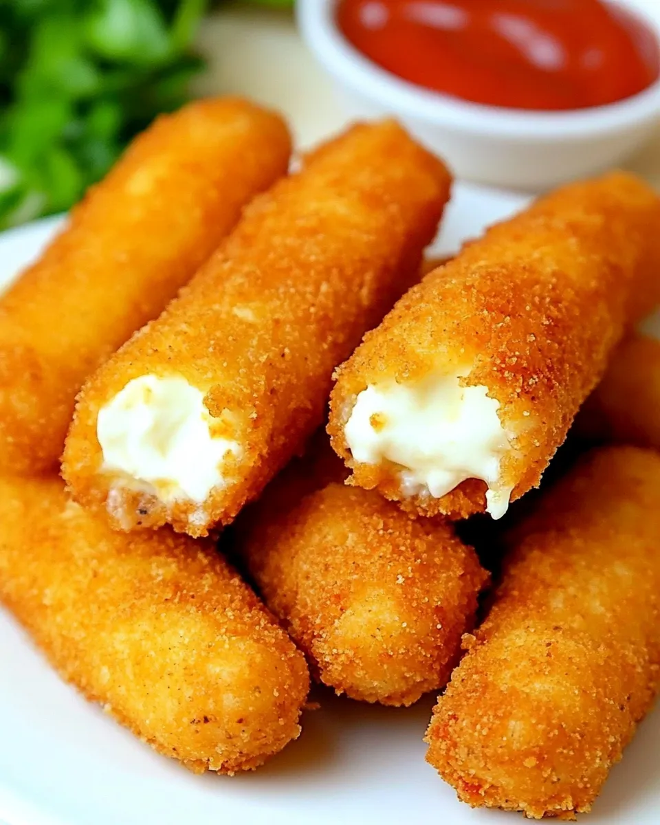 Classic Frozen Mozzarella Sticks in Air Fryer image