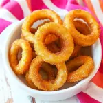 Homemade Frozen Onion Rings In The Air Fryer recipe photo