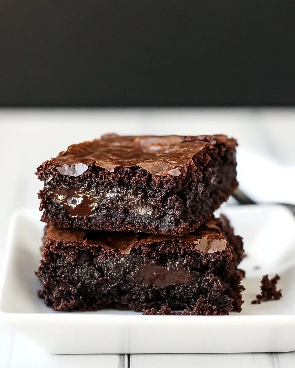 Homemade Fudgy Brownie Recipe photo