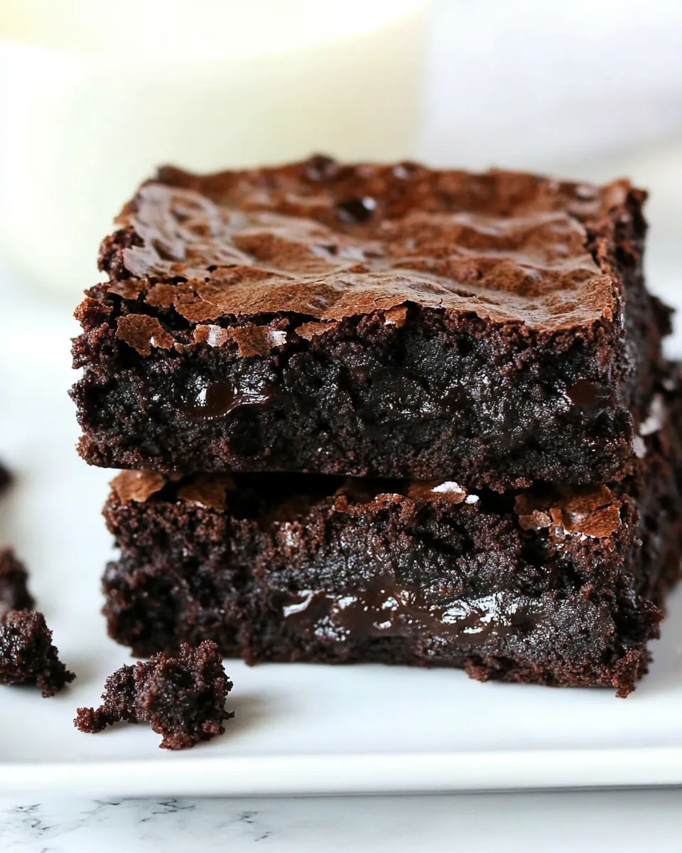 Delicious Fudgy Brownie Recipe dish photo