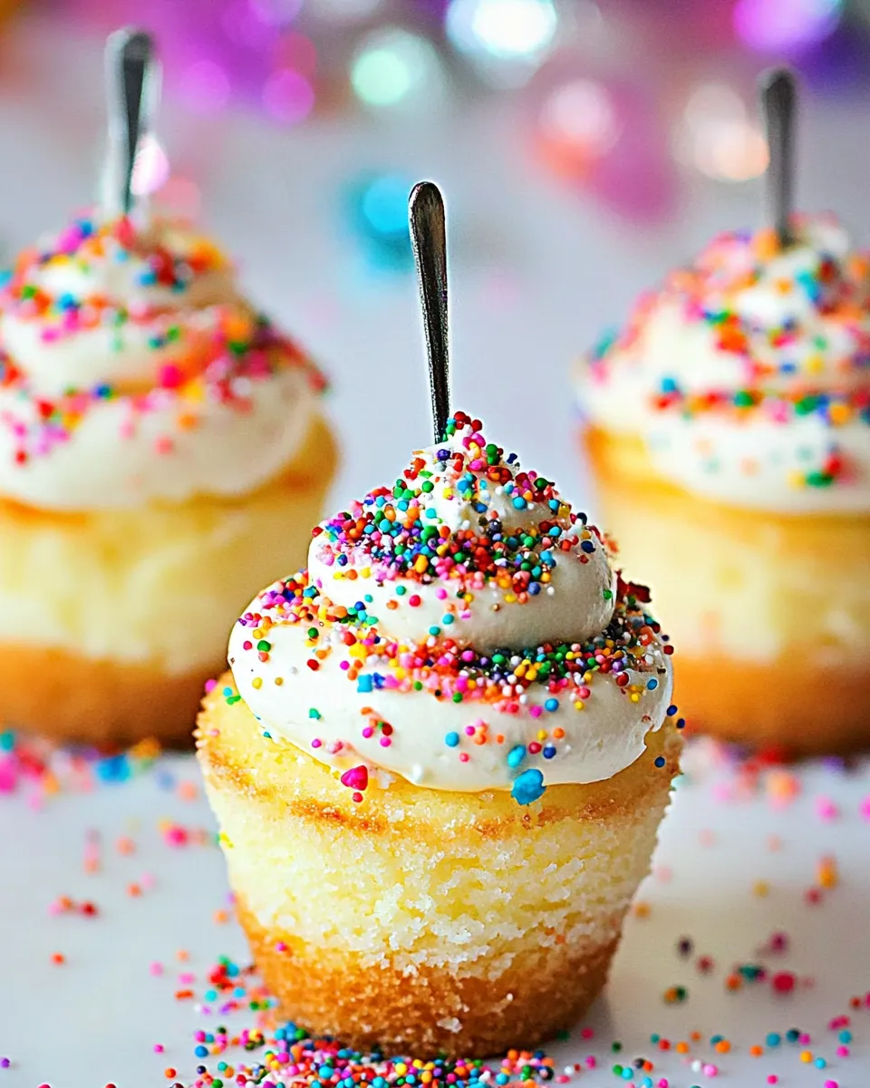 Classic Funfetti Mini Cheesecakes image