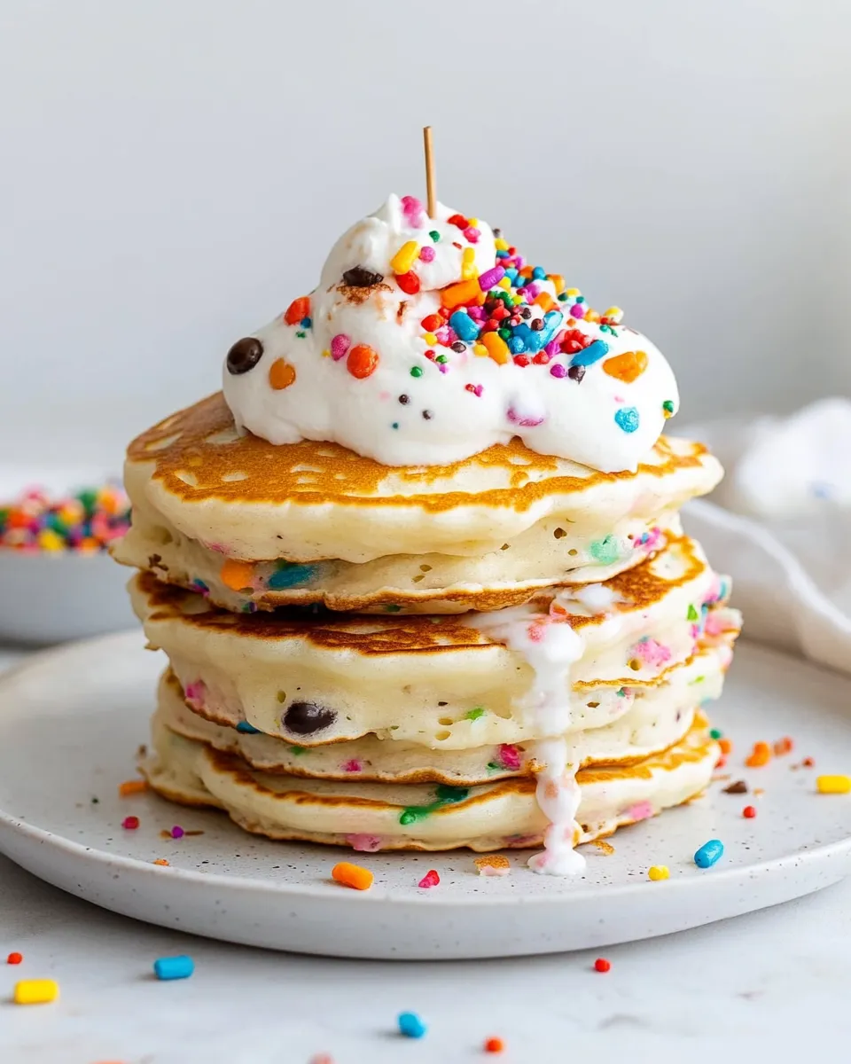 Delicious Funfetti Pancakes image
