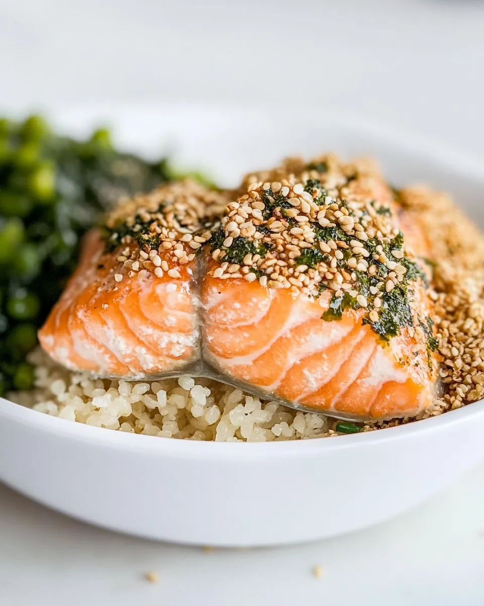 Savory Furikake Salmon dish photo