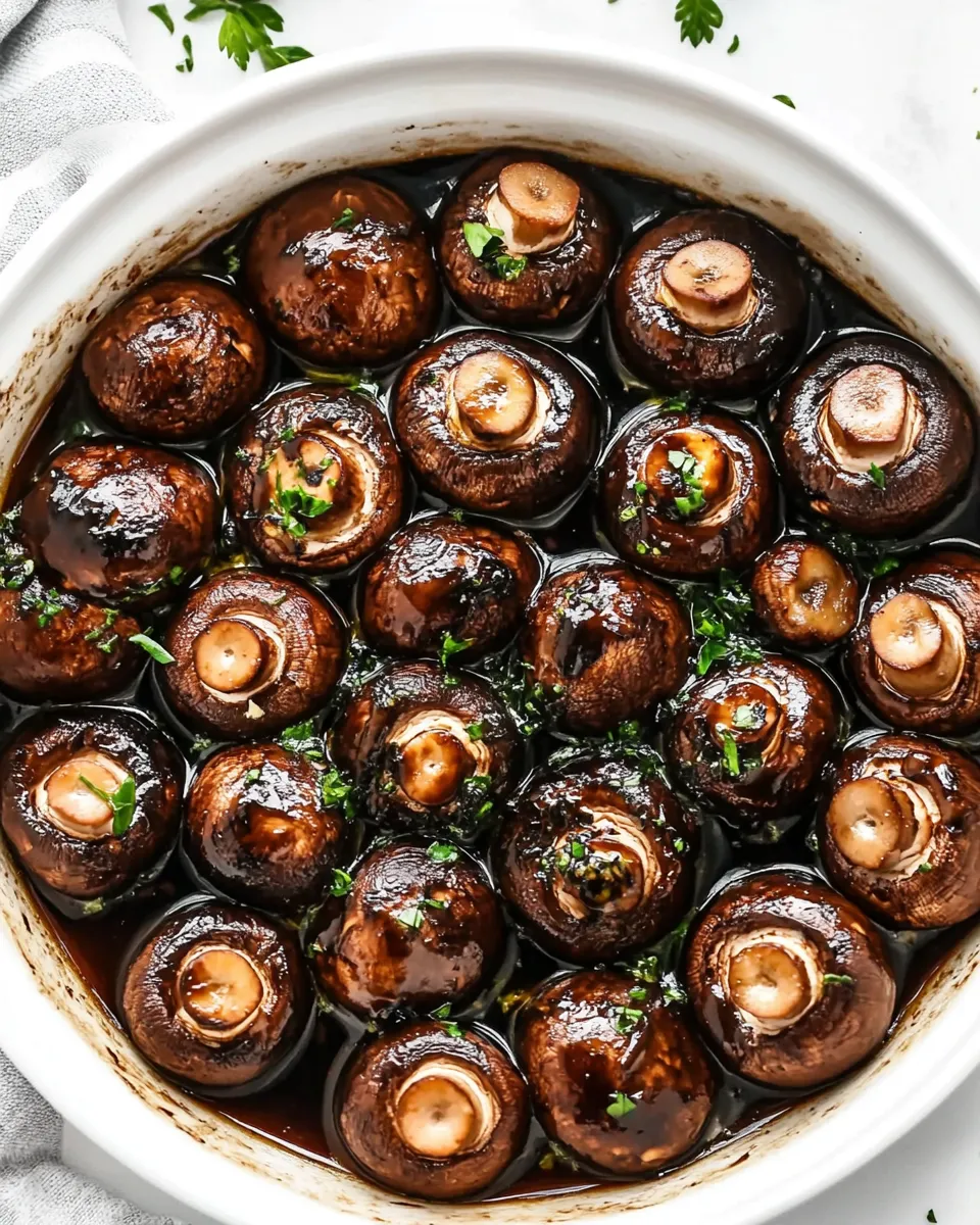 Easy Garlic Balsamic Mushrooms recipe photo