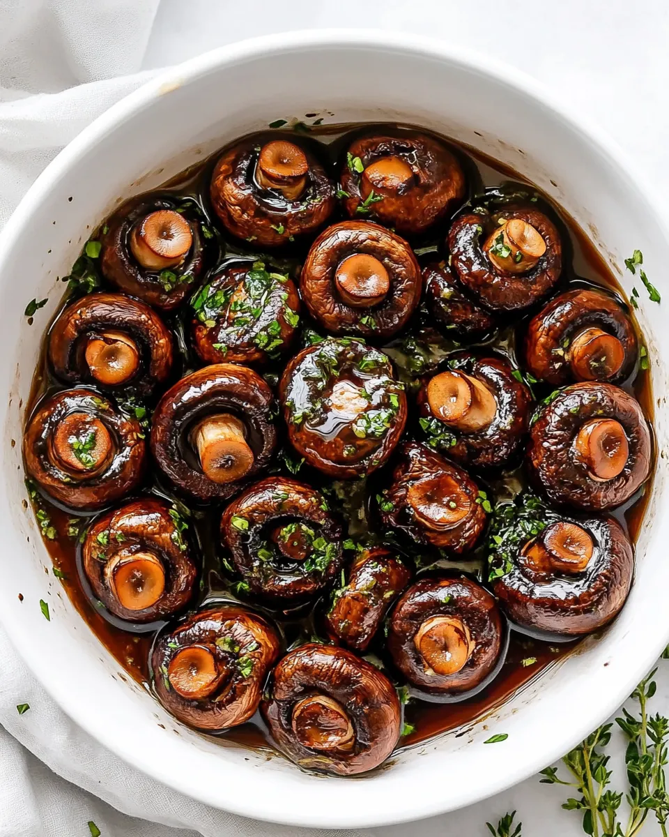 Delicious Garlic Balsamic Mushrooms dish photo