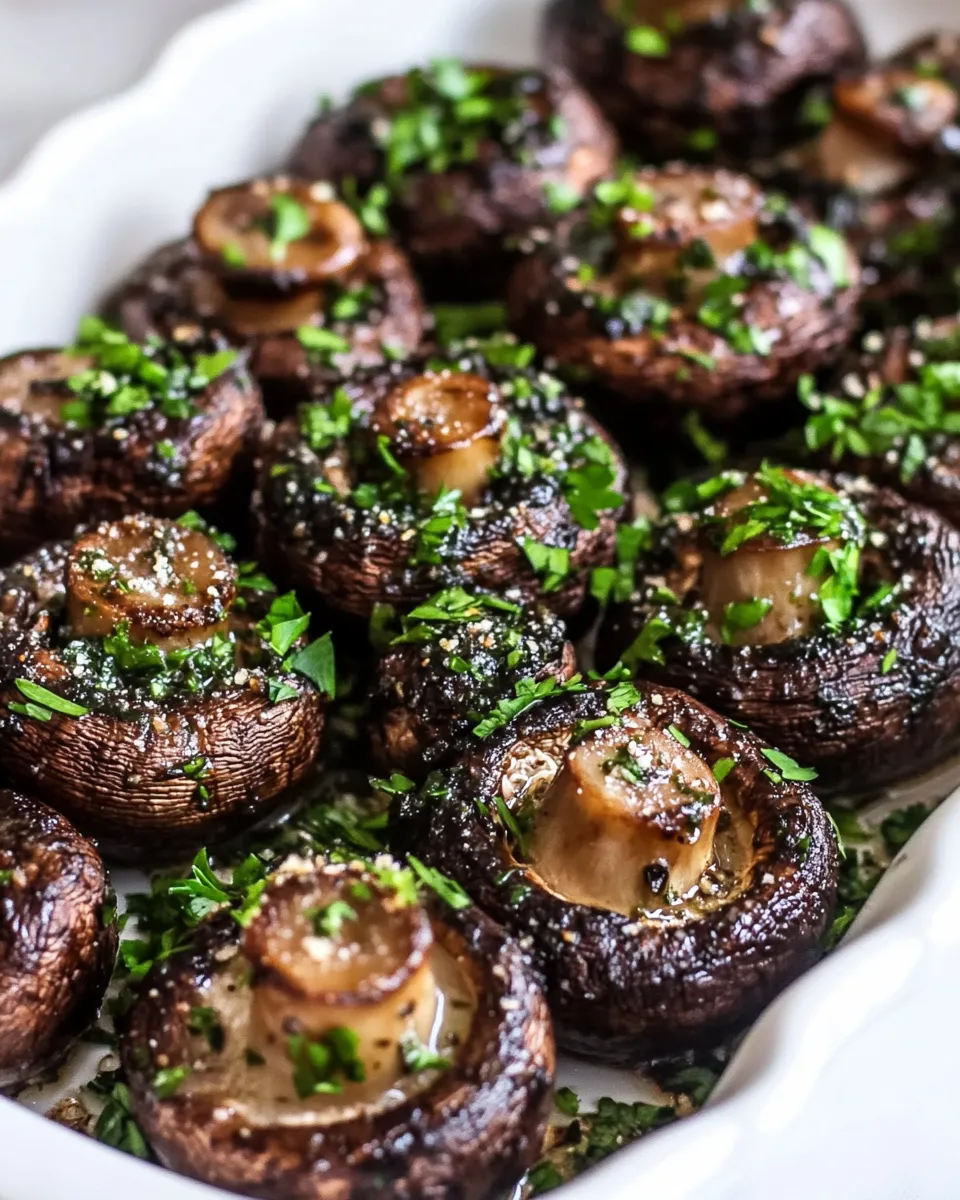 Delicious Garlic Butter Mushrooms image