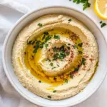 Homemade Garlic Hummus photo