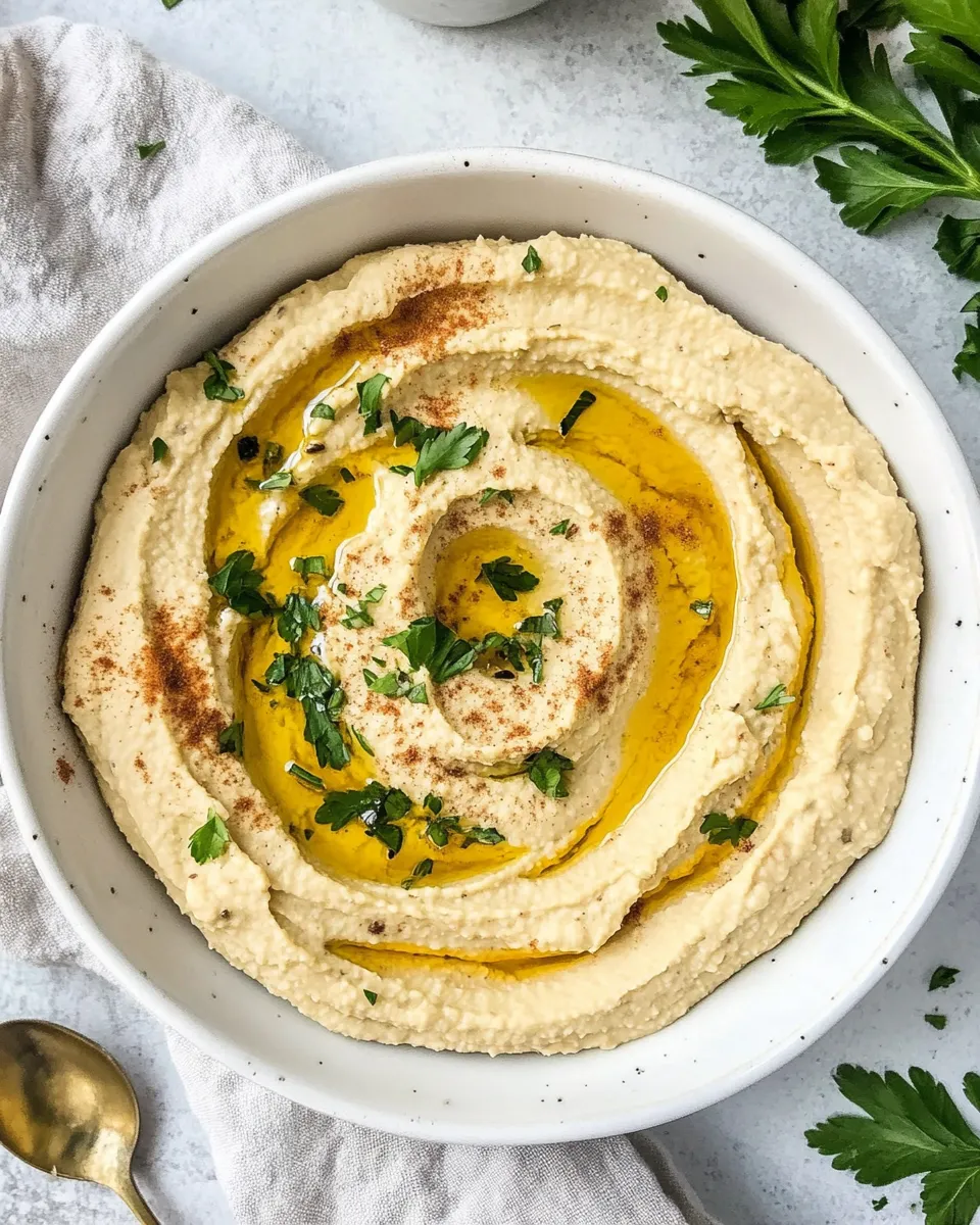 Classic Garlic Hummus image