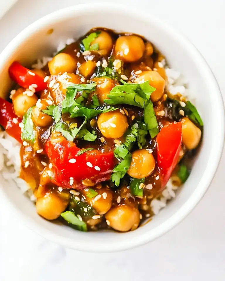 Homemade General Tsos Chickpeas photo