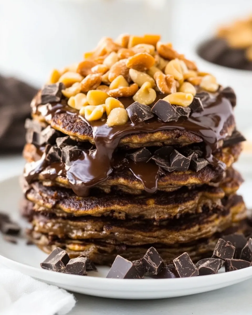 Classic German Chocolate Pancakes image
