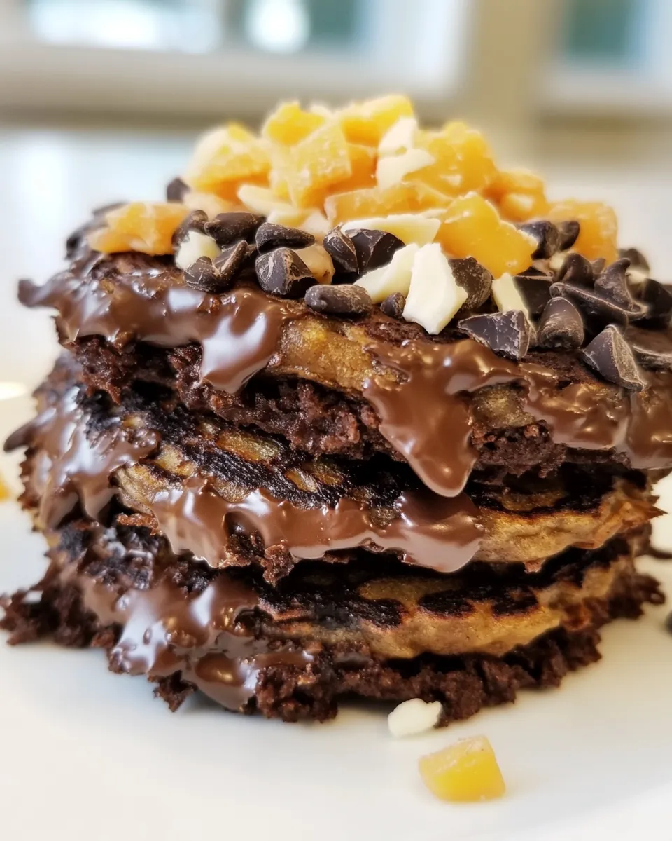 Easy German Chocolate Pancakes recipe photo