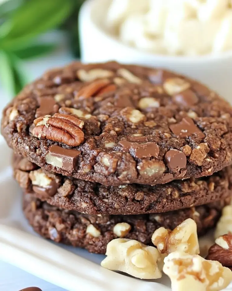 Homemade Giant Chocolate Toffee Pecan Cookies photo