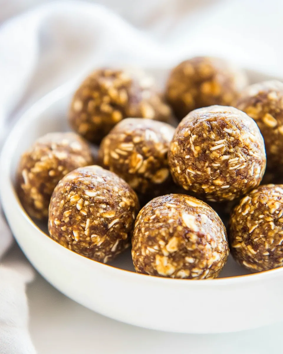 Tasty Ginger Cookie Healthy Energy Balls dish photo