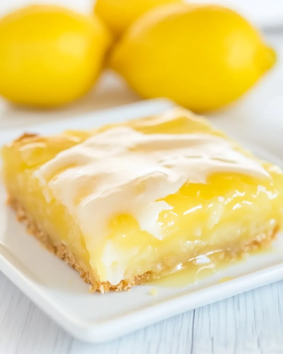 Classic Glazed Lemon Pie Bars image