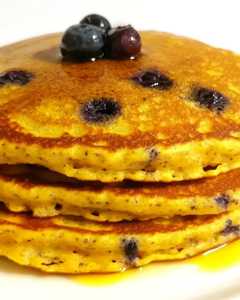 Homemade Gluten-Free Blueberry Pancakes photo