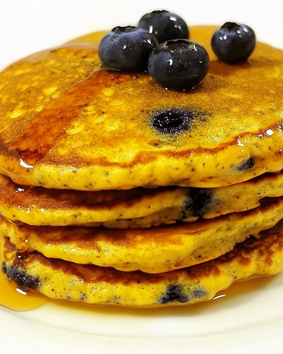 Easy Gluten-Free Blueberry Pancakes recipe photo