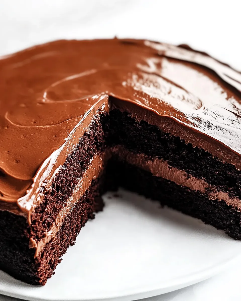 Delicious Gluten-Free Chocolate Cake shot