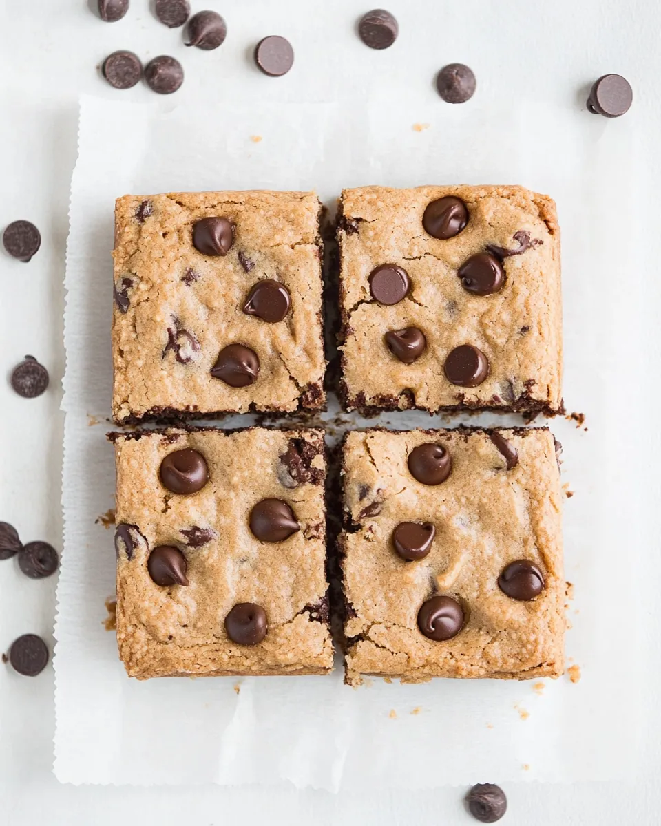 Easy Gluten-Free Chocolate Chip Cookie Bars recipe photo