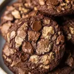 Homemade Gluten-Free Fudge Brownie Cookies photo