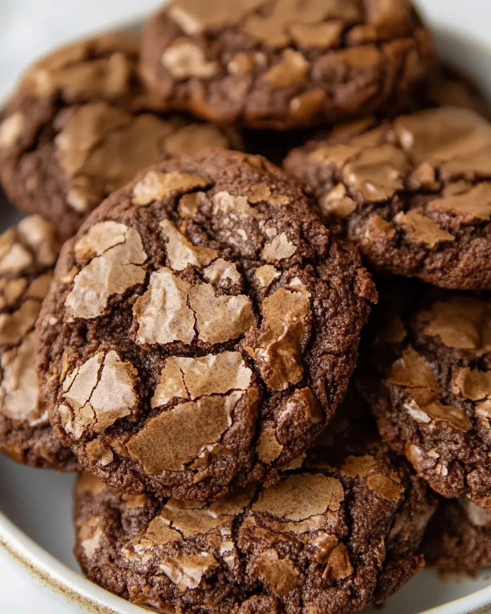 Easy Gluten-Free Fudge Brownie Cookies recipe photo