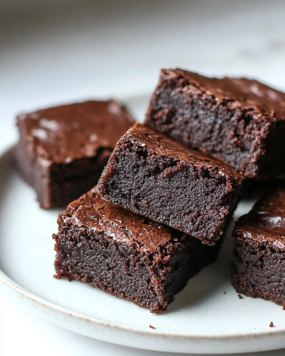 Easy Gluten Free Brown Rice Flour Brownies recipe photo