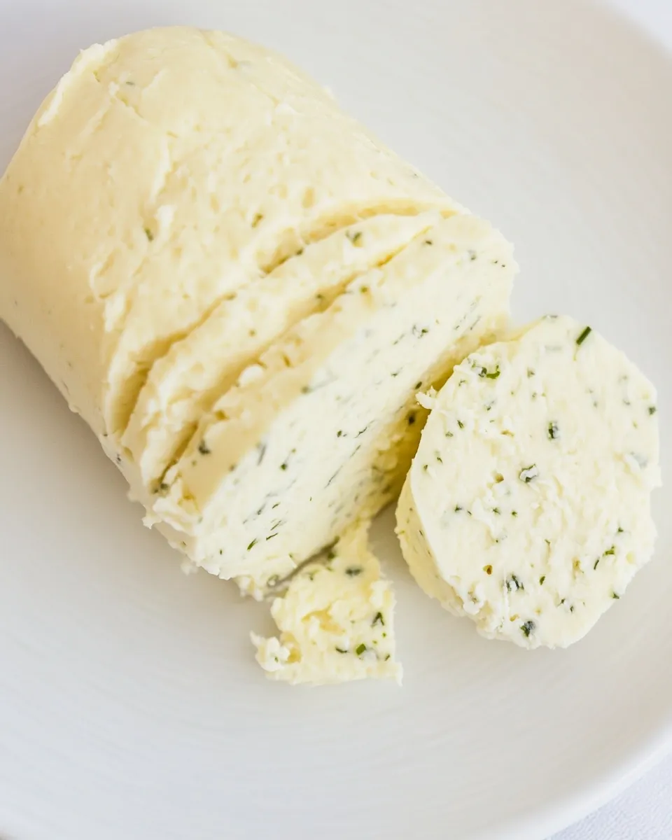 Delicious Goats Cheese and Chive Butter image