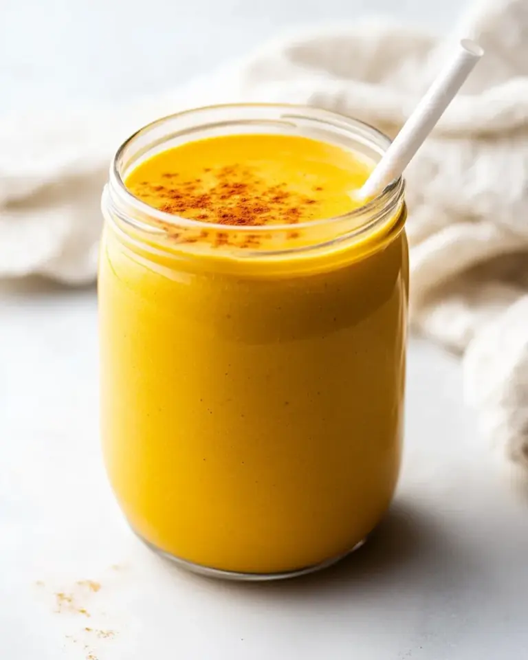 Homemade Golden Milk Smoothie photo