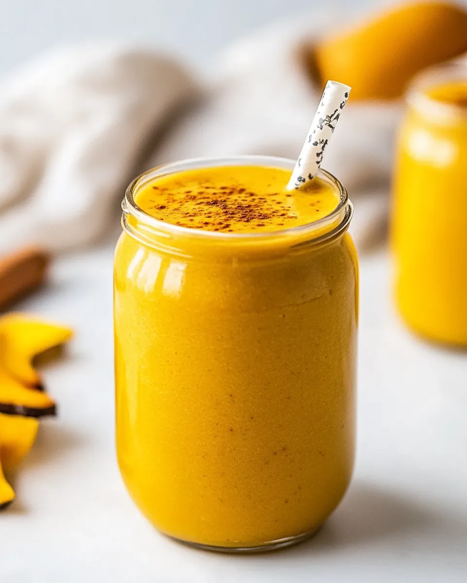 Easy Golden Milk Smoothie recipe photo