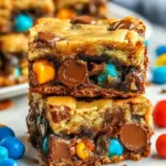 Homemade Gooey Stuffed Cookie Bars photo