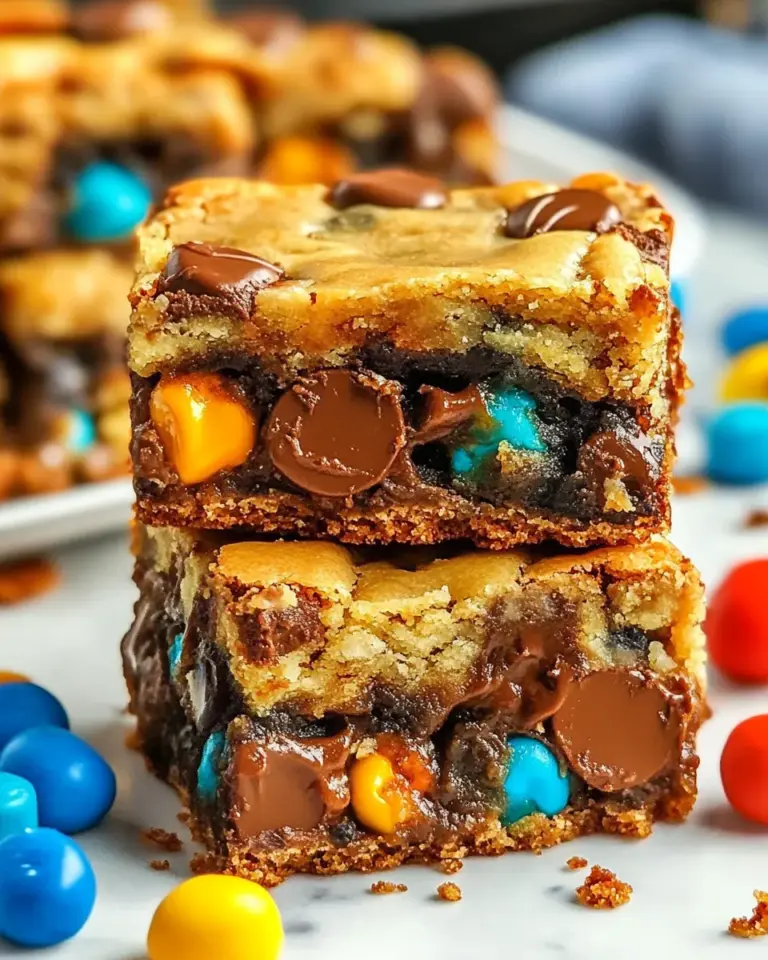 Homemade Gooey Stuffed Cookie Bars photo