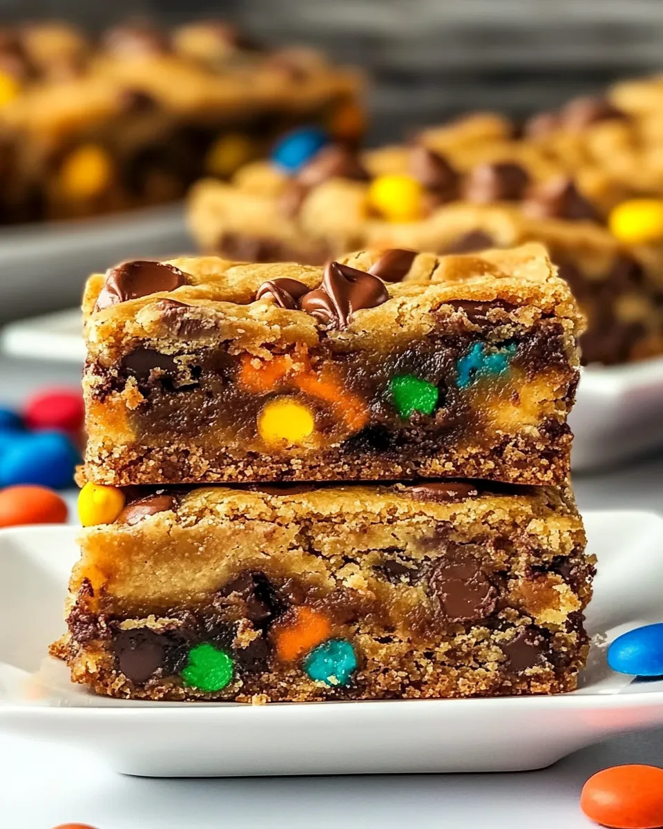 Easy Gooey Stuffed Cookie Bars dish photo